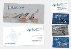 visitekaartje en complimentcard Seven Seas Marine Consultancy